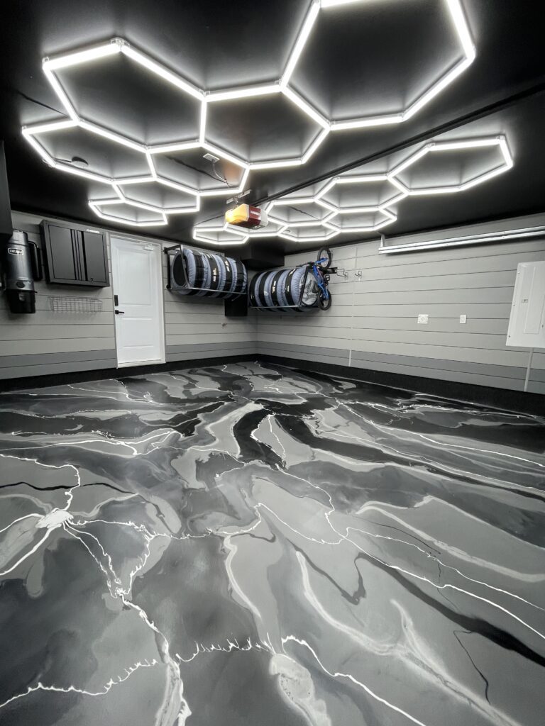 Epoxy garage flooring